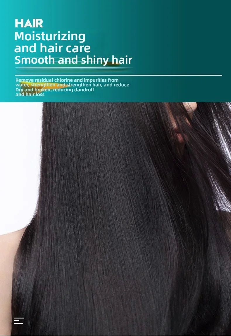 Shower Head Filter Bathroom Hard Water Filter Vitamin C Replacement Cartridge Remove Chlorine Fluoride Heavy Metals