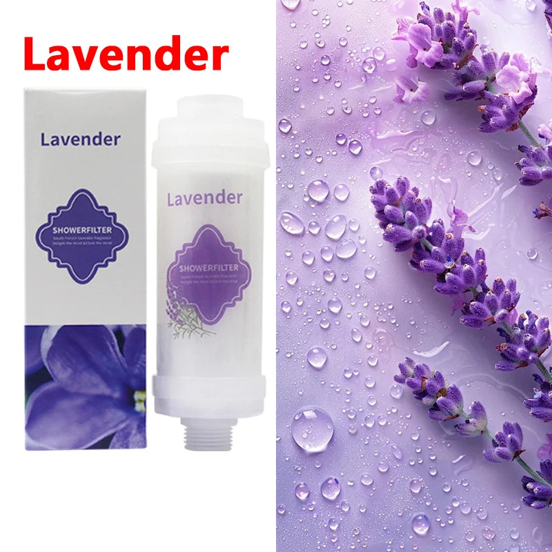 Lavender Shower Filter - Soften Water & Improve Hair and Skin