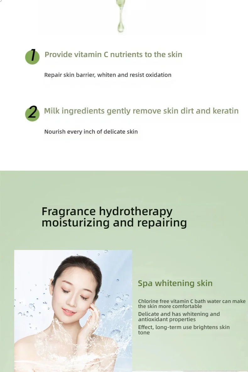 Shower Head Filter Bathroom Hard Water Filter Vitamin C Replacement Cartridge Remove Chlorine Fluoride Heavy Metals